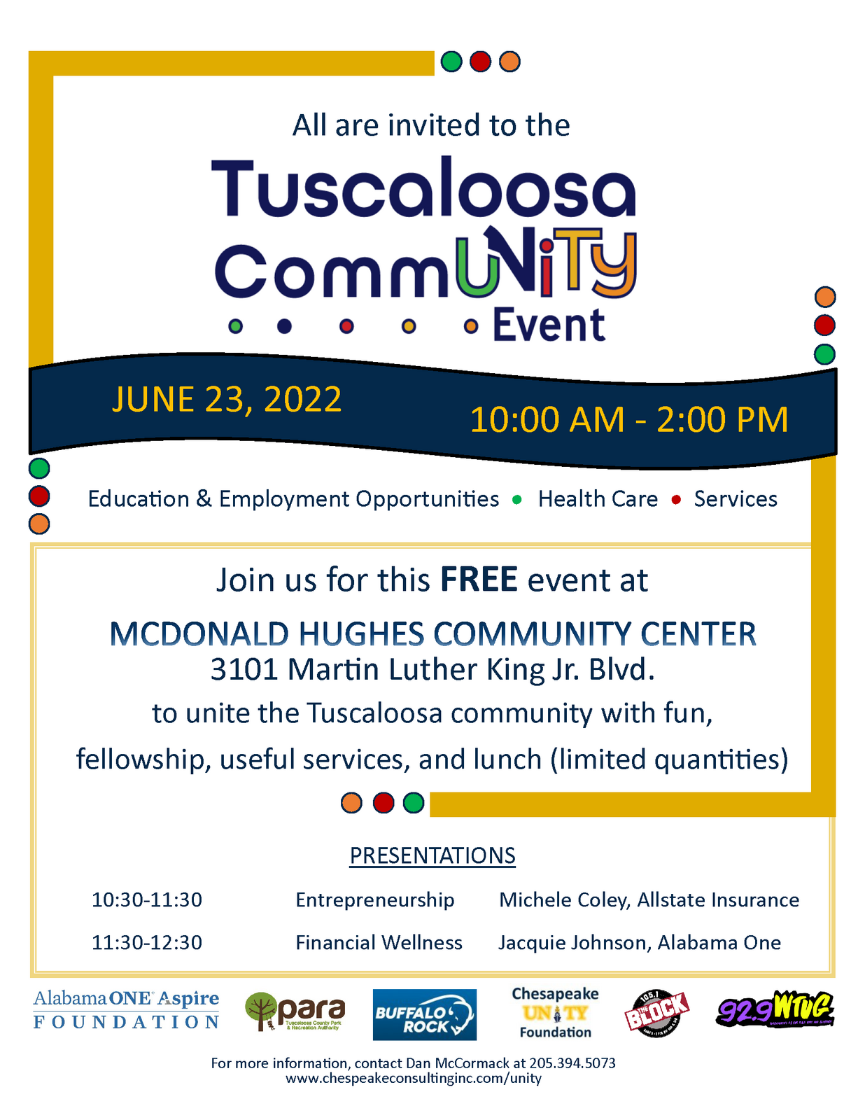Tuscaloosa CommUNITY event