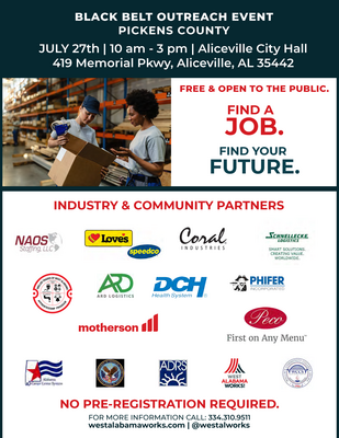 Black Belt Hiring Event continues in Pickens County