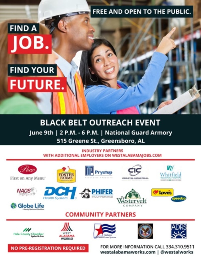Black Belt Hiring Event continues in Hale County